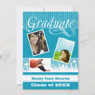 Faire-part Classe d'images supérieures Sea Blue
