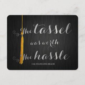 Faire-part Classe élégante et classe de 2016 College Graduati