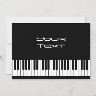 Faire-part clavier pour piano