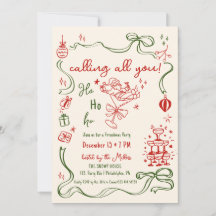 cocktail de Père Noël de la fête des Friendmas