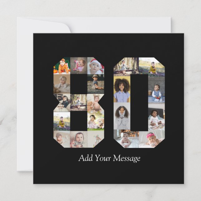 Faire-part Collage photo numéro 80 (Devant)