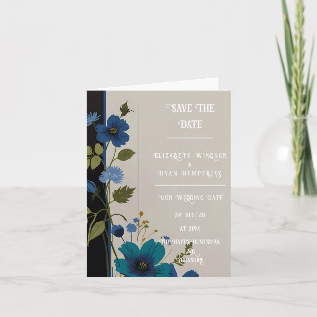 Faire-part Collection d'invitations florales mariages (Devant)