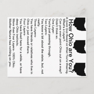 Faire-part Comment l'Ohio sont-ils vous ? Carte postale