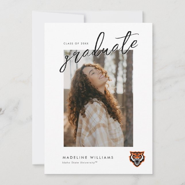 Faire-part Conception de l'esprit des Bengals de l'Université (Devant)