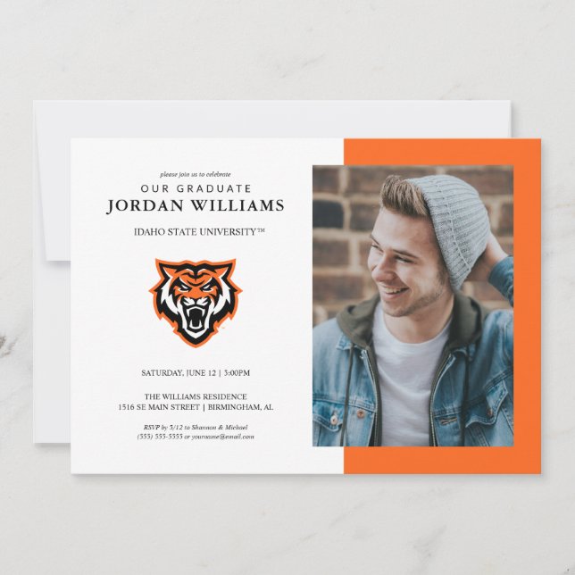 Faire-part Conception de l'esprit des Bengals de l'Université (Devant)