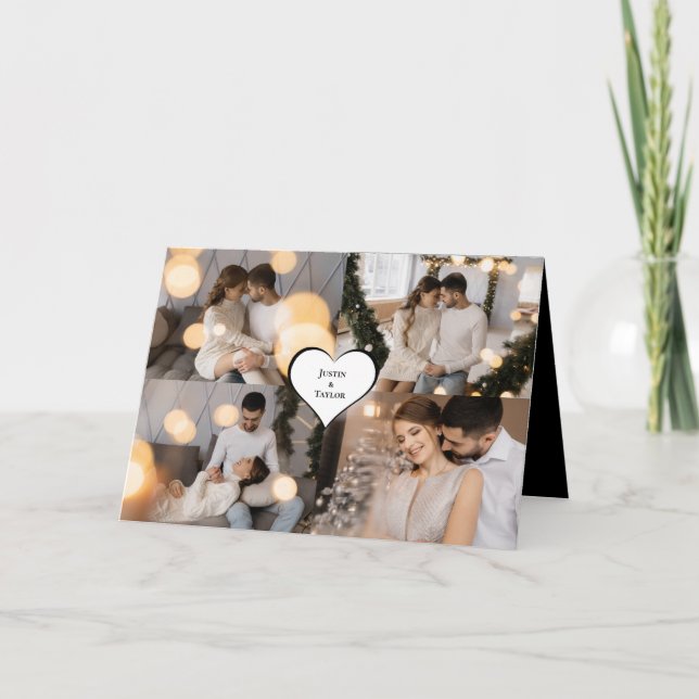 Faire-part Concevez votre propre collection de 4 photos (Devant)