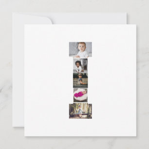 Faire-part Concevez votre propre lettre I photo Collage
