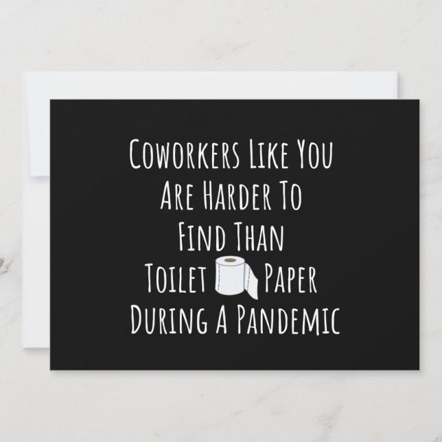 Faire-part Copie de collègues comme vous êtes plus difficile  (Devant)