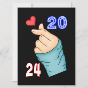 Faire-part Coréen Coeur 2024