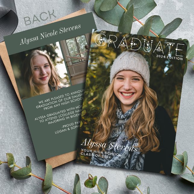 Faire-part Couverture du magazine Photo Moderne (Créateur téléchargé)