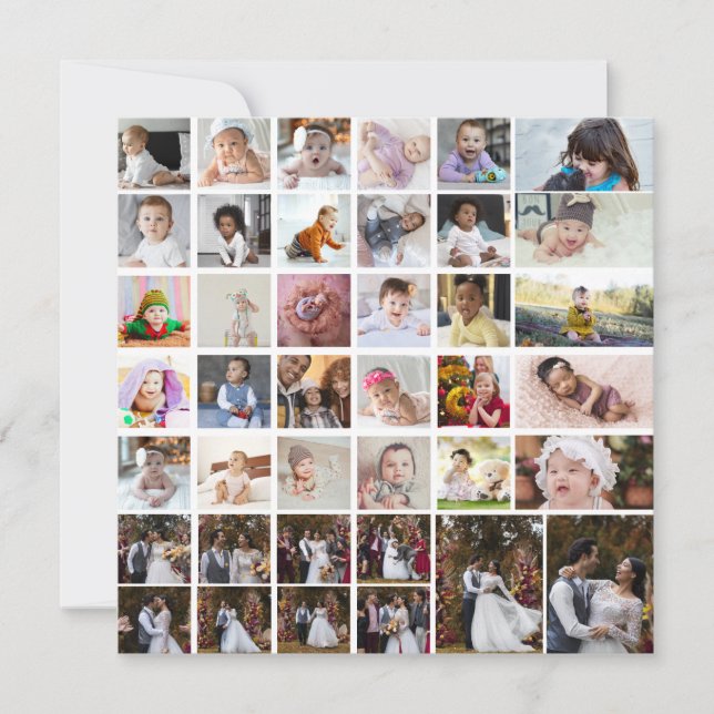 Faire-part Créez votre propre collection de photos 40 (Devant)