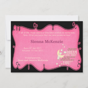 Faire-part d'adoption