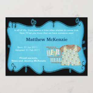 Faire-part d'adoption