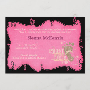 Faire-part d'adoption