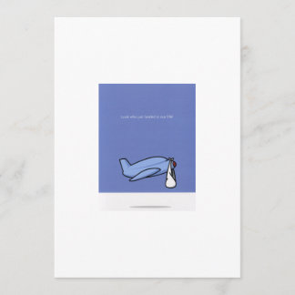 Faire-part d'adoption de la livraison du plan aéri