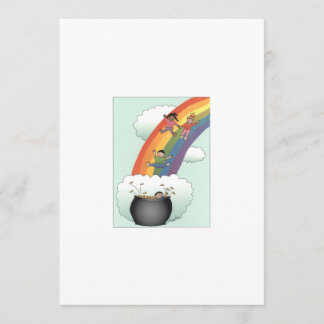 Faire-part d'adoption pour enfants Rainbow