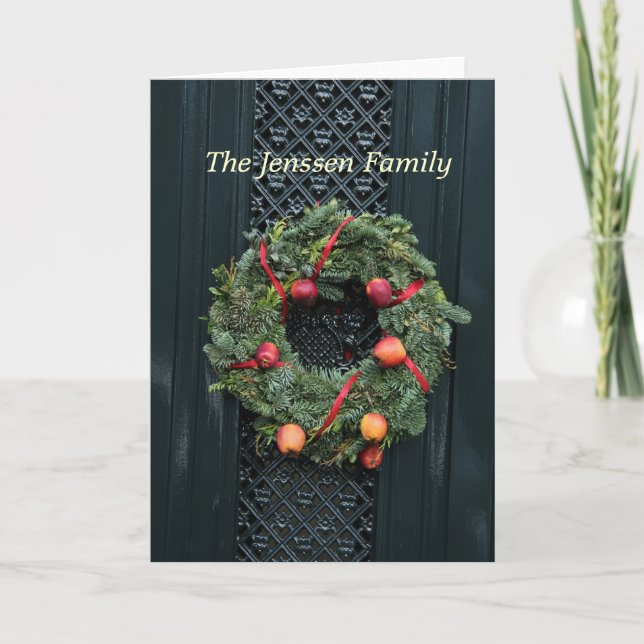 Faire-part d'adresse de porte d'entrée classique (Devant)