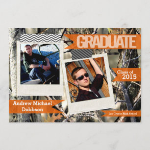 faire-part d'aîné de camouflage de Camo des