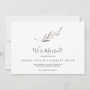 Faire-part d'aménagement de verdure d'hiver