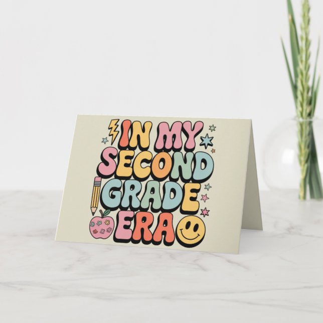 Faire-part Dans Mon deuxième année d'études 2e année d'enseig (Devant)