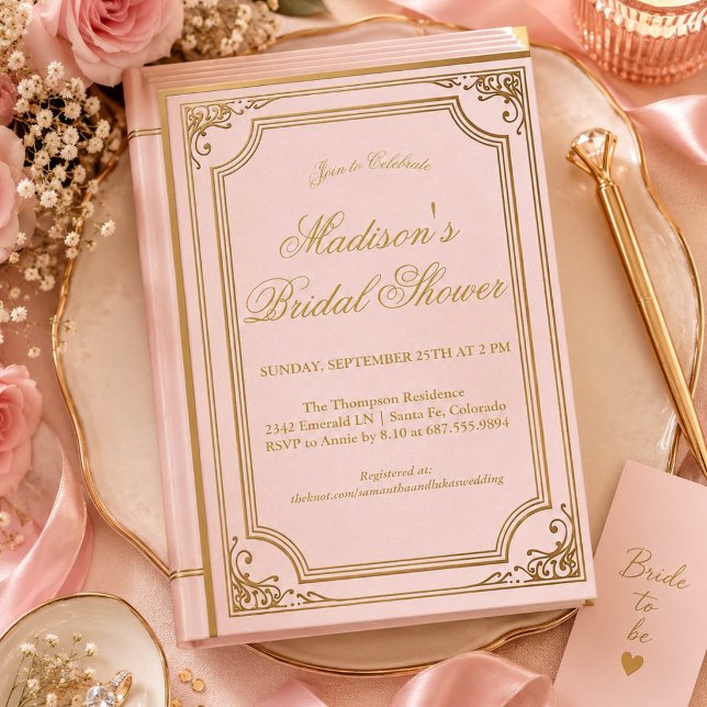 faire-part de babille de mariage de conte de fées  (Créateur téléchargé)