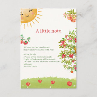 Faire-part de Baby Shower à l'aquarelle pour une F