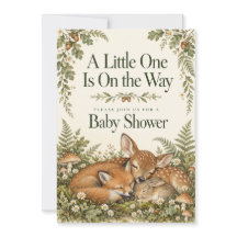 Faire-part de Baby Shower à remplir sur le thème d