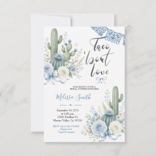 Faire-part de Baby Shower au Cactus Aquarelle du D