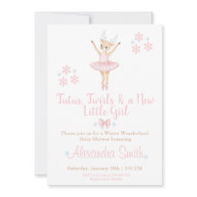 Faire-Part de Baby Shower "Contes d'Hiver"