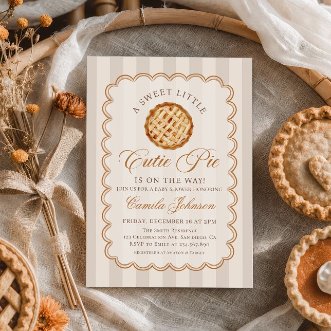Faire-part de Baby Shower d'automne pour un petit  (Créateur téléchargé)