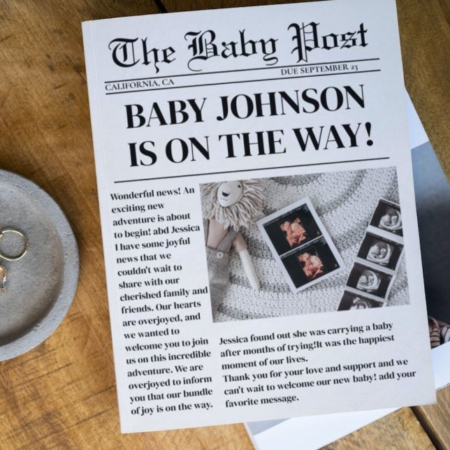 Faire-part de Baby shower de grossesse dans les jo (Créateur téléchargé)