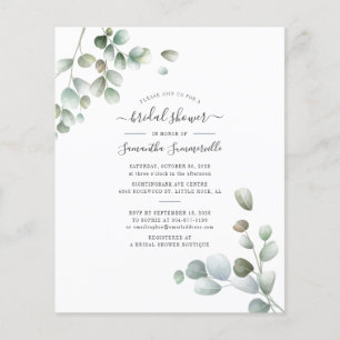 Faire-part de Baby Shower de mariage au budget euc