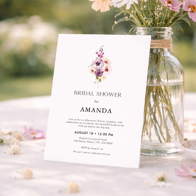 Faire-part de Baby Shower de mariage d'art fin rom (Créateur téléchargé)