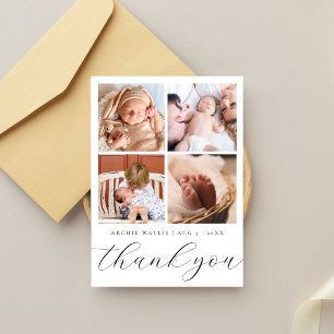 Faire-part de baby shower élégant et moderne avec