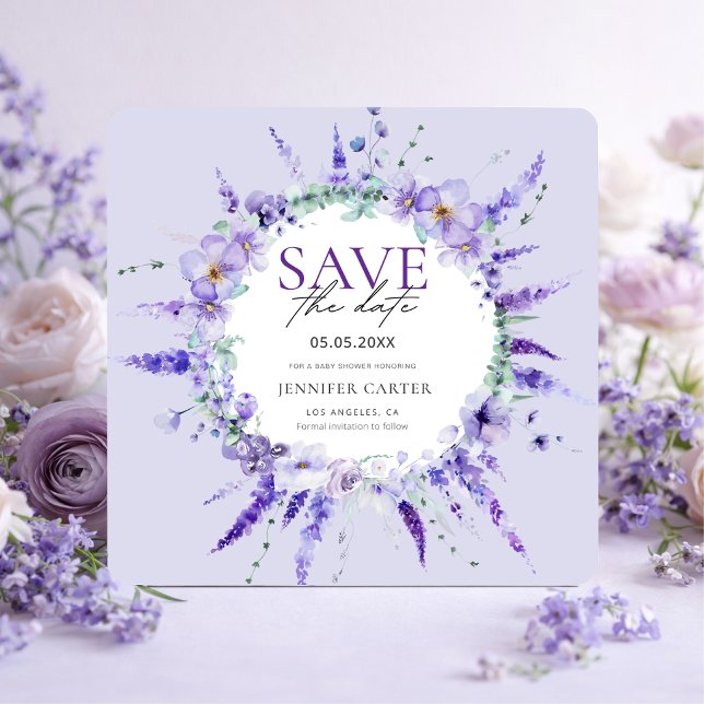 Faire-part de Baby Shower et de Save the Date sur  (Créateur téléchargé)