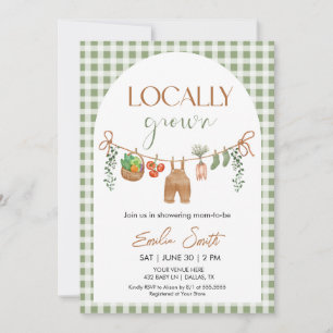 Faire-part de Baby Shower Fait Localement
