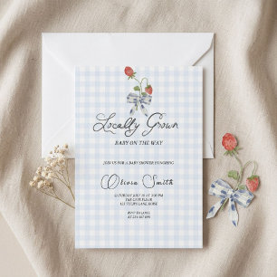Faire-Part de Baby Shower "Fleurs de Printemps Loc