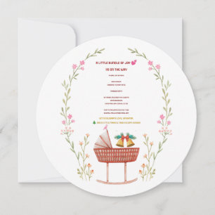 Faire-part de Baby Shower Hiver - Un Petit Paquet