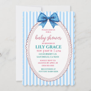 Faire-part de Baby Shower I Arc-en-ciel Préparatoi