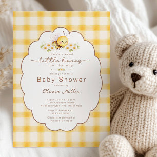 Faire-part de Baby Shower Little Honey Bee