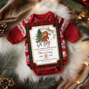 Faire-part de Baby Shower Little Lumberjack   Oh B