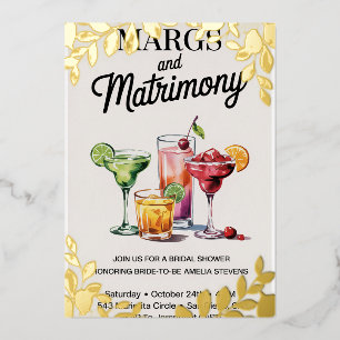 Faire-part de Baby Shower "Margs et Matrimony"   W