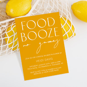 Faire-part de Baby Shower Mariage Minimaliste Jaun