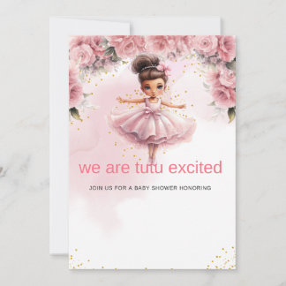 Faire-part de Baby Shower Minimaliste Éditable Neu