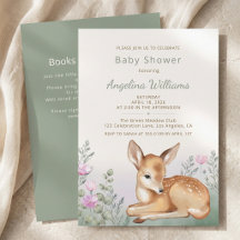 Faire-part de Baby Shower Minimaliste Moderne avec