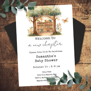 Faire-part de Baby Shower Next Chapter Woodland Bo