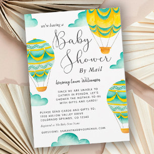Faire-part de Baby Shower par courrier avec montgo
