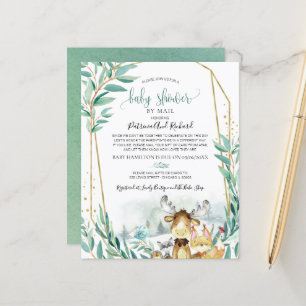 Faire-part de Baby Shower par la Poste à petit bud