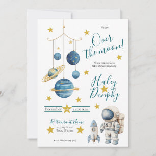 Faire-part de Baby Shower Petit Astronaute