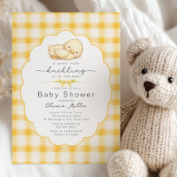 Faire-part de Baby Shower pour Caneton Doux Petit